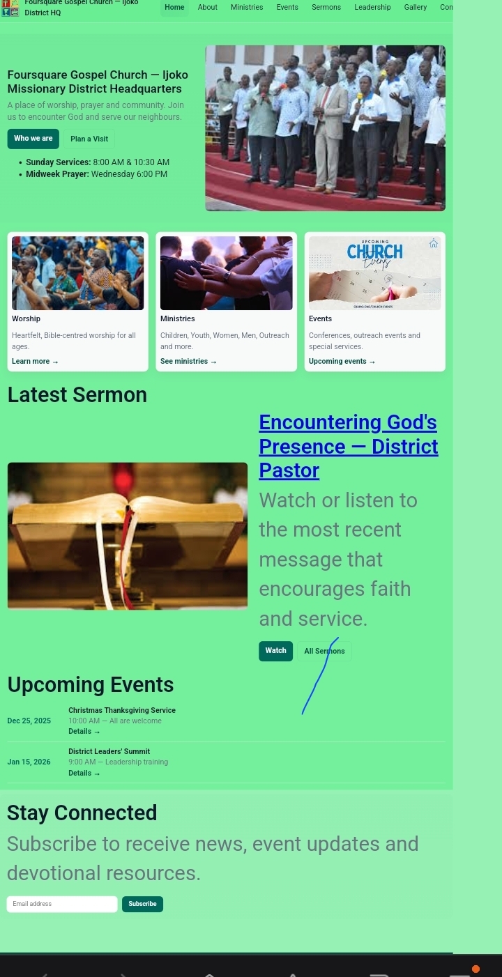 Church Website